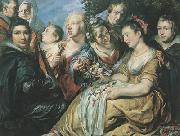 Peter Paul Rubens The Artist with the Van Noort Family (MK01) USA oil painting artist